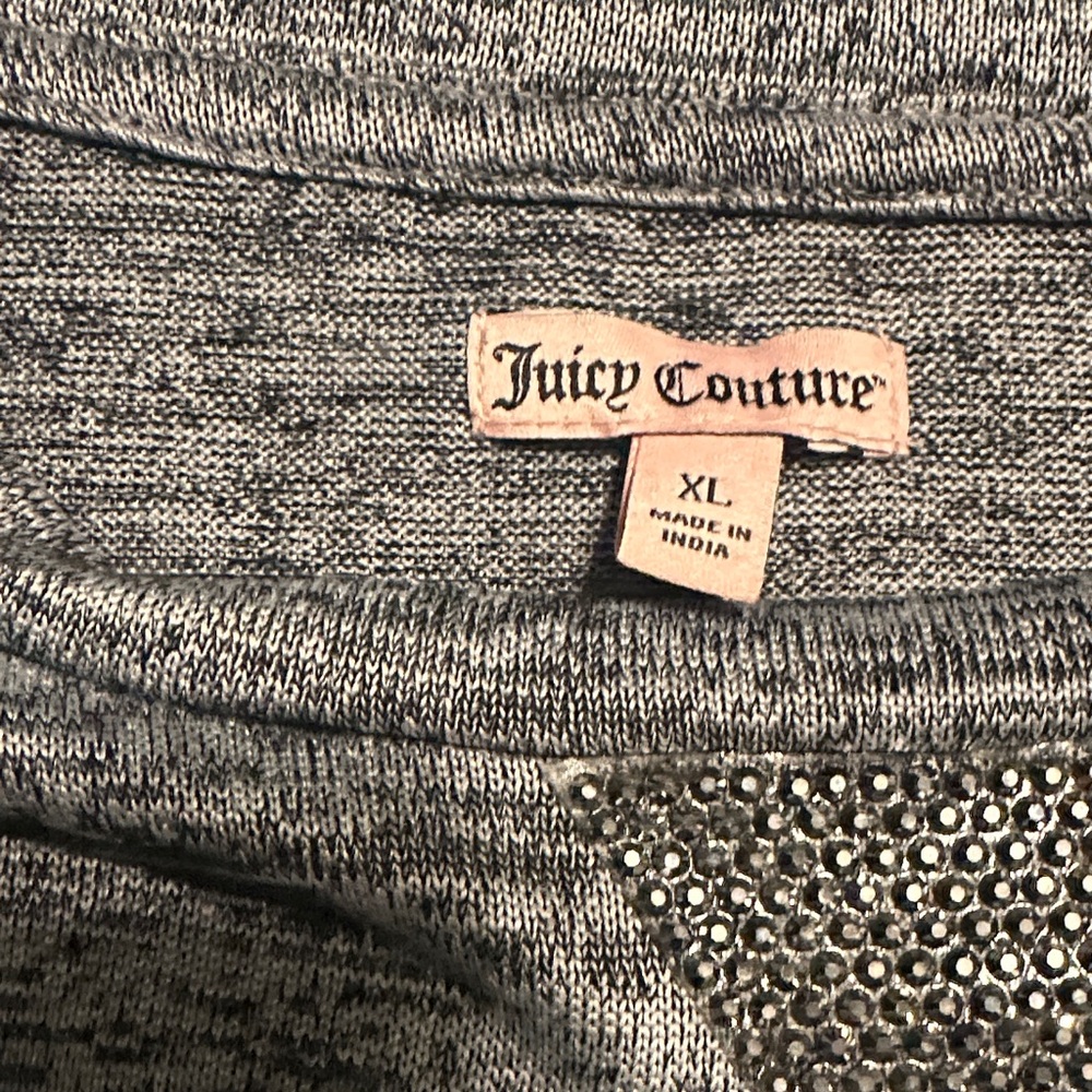 Juicy Couture Charcoal Knit with Sparkling Accents